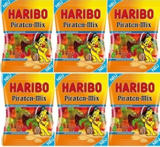HARIBO 해리 bow 파이럿 믹스 200g×6 (2017신제품)-