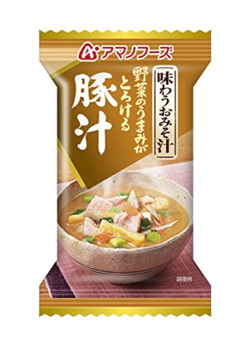 Amano foods 맛보는 된장국 돼지고기 된장국 15g×10개-77251
