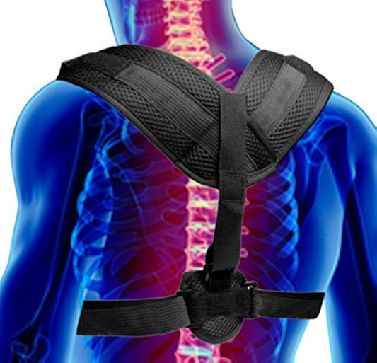beastoo sports 새우등 서포터 새우등 교정 벨트 새우등 교정 근육트레이닝 자세 교정 벨트 등줄기 강제 어깨결림 감음견 새우등 등줄기 휘트니스 다이어트 2019년 판(메이커30일(날) 보증이 붙어 있음) (흑색(Black))