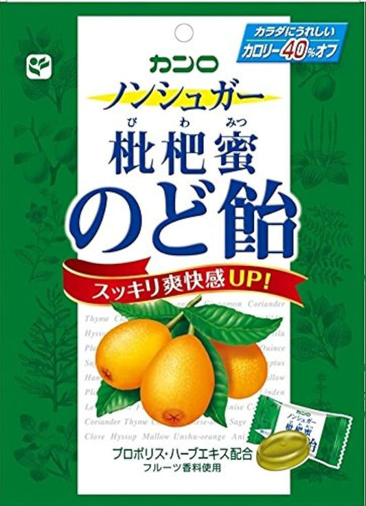 칸로 non슈가 비파나무밀 목캔디 90g×6 포- (2011-02-21)