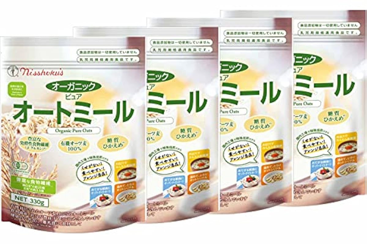 일식 오거닉 퓨어 오토밀 330g×4개