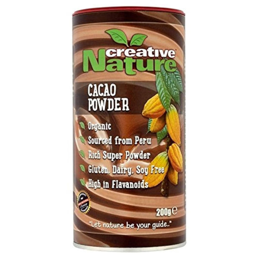 크리에이티브인 자연 유기농 카 파우더,페루200그램 (x 2) - Creative Nature Organic Cacao Powder, Peruvian 200g (Pack of 2) -