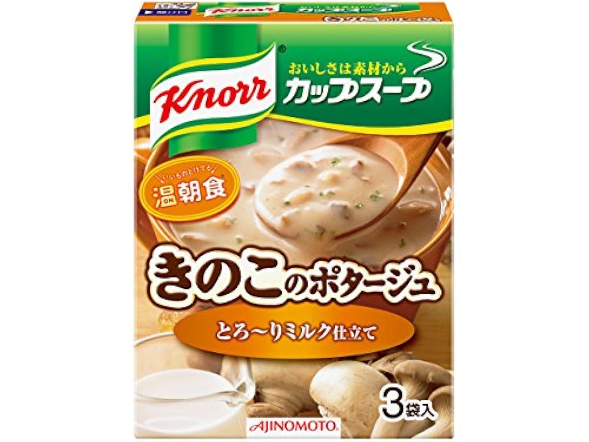 knorr 컵 스프 밀크 재단의 버섯의 포타주 3대입-