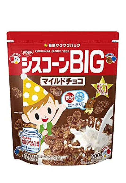 닛신시스코 시스콘BIg 마일드 초콜릿 200g ×6 포