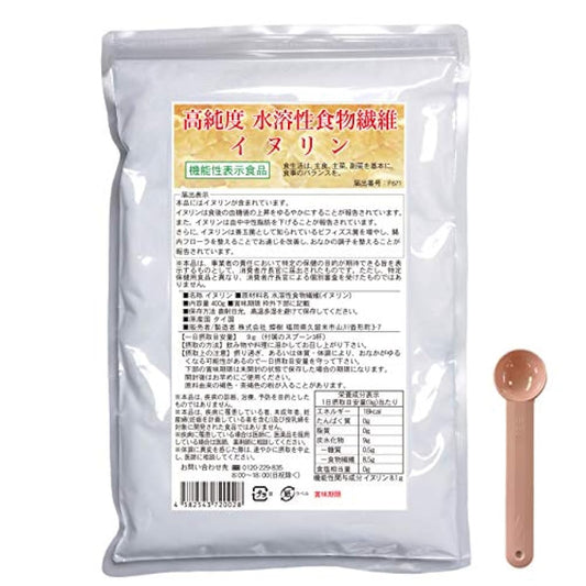 마늘 옥본점 inulin 고순도 파우더 분말 400g 수용성 음식물 섬유 기능성 표시 식품 서플리(supplement) 혈당치 중성 지방