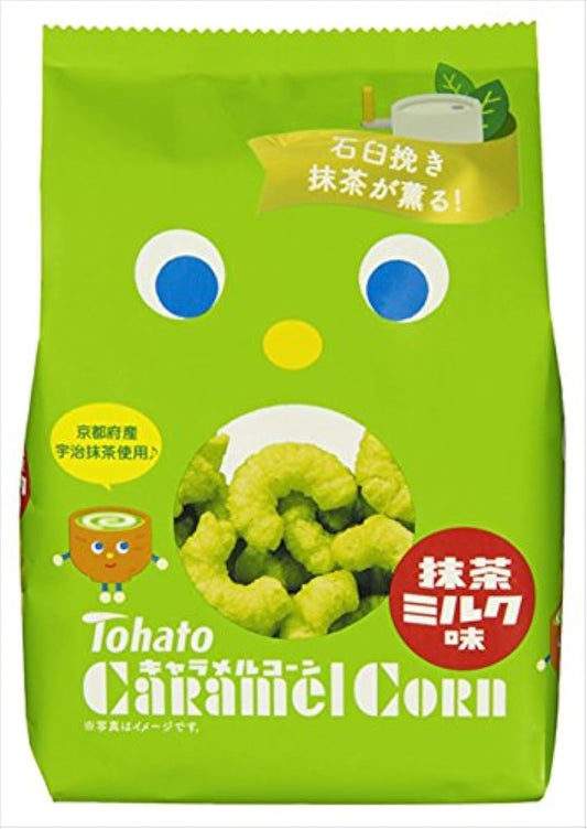 tohato 캐러멜 콘 녹차 밀크 맛 77g×12 포-940752 (2018-01-15)