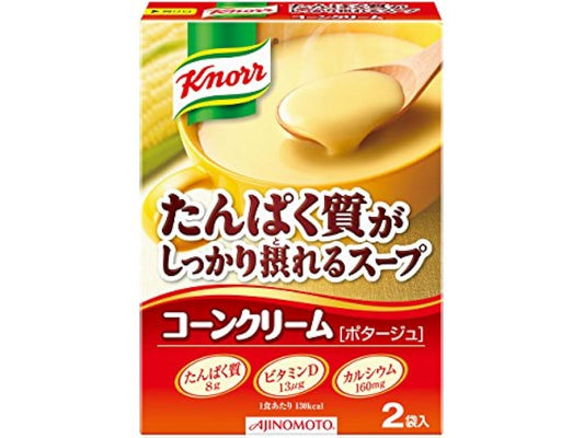 아지노모토 knorr 단백질이 확실히 섭취하 # 스프 콘 크림 58.4g×10상자-