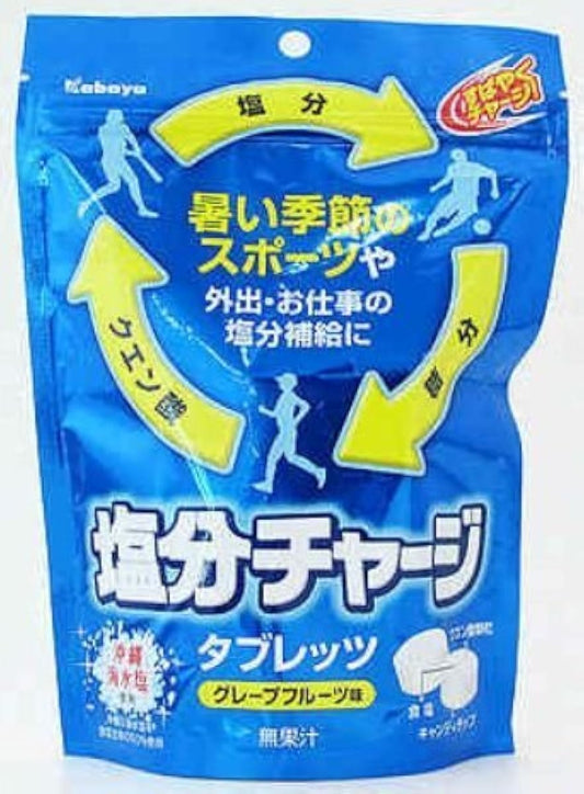 카바야 식품 염분 차지 탭 렛츠 90g-