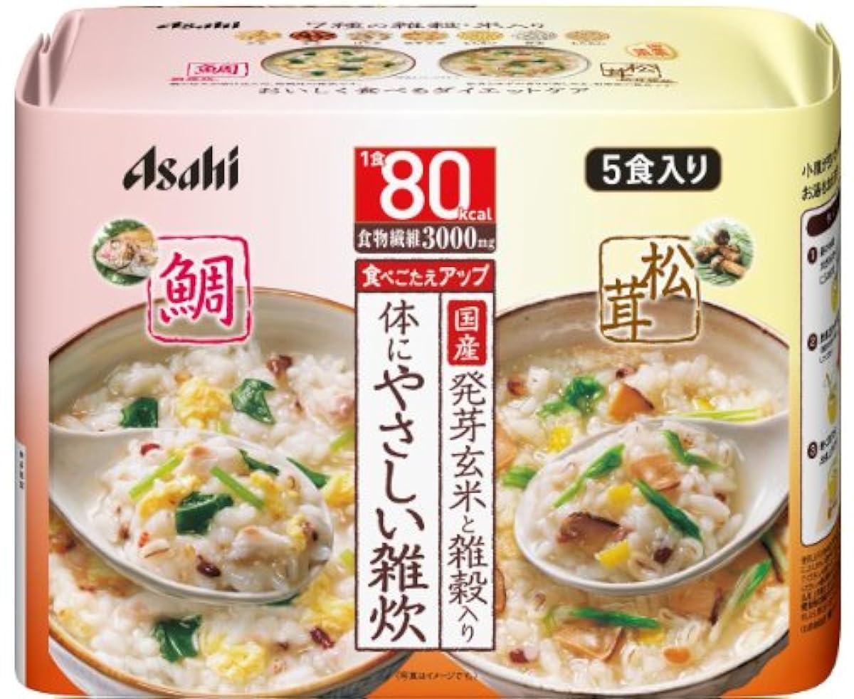 리셋 바디 몸에 상냥한 도미&송이버섯 잡탕죽 5개입