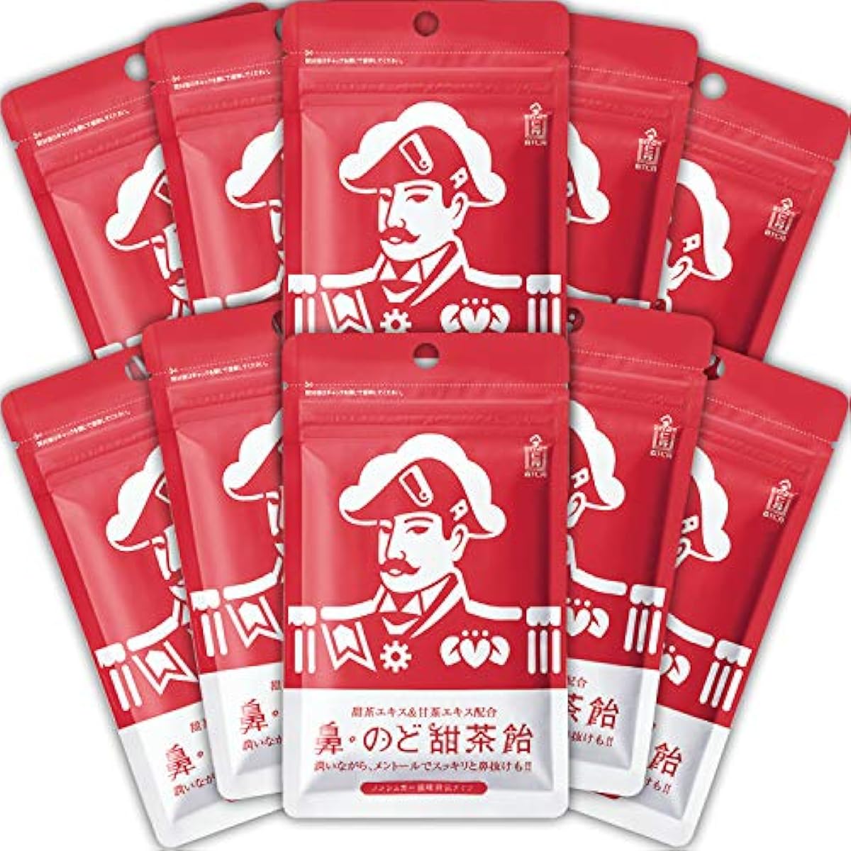 모리시타 니탄코 · 목감차 사탕 (38g×10봉지) [목캔디 감차사탕 코 논 목슈가 멘톨 상쾌함 화한추출물 감차추출물 ]