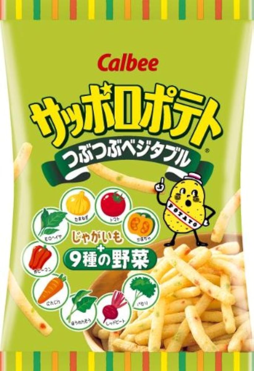 Calbee 삿포로 포테이토 베지타불 소대 24g×24개-