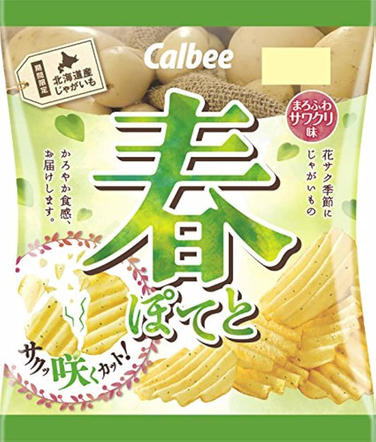 Calbee 춘#고와 ## 후와(불화)사와쿠리맛 65g×12 포- (2018-01-22)