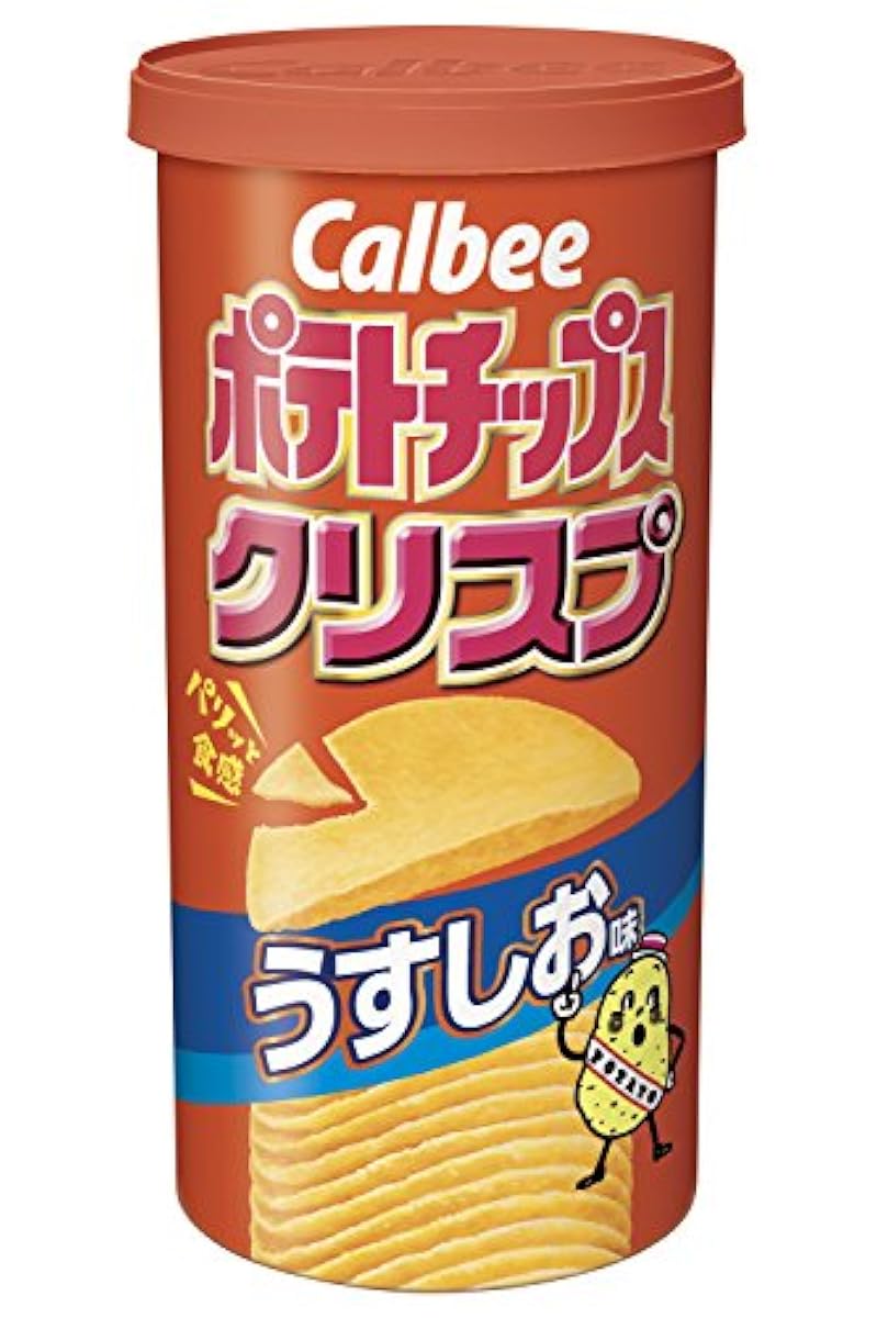 Calbee 포테이토 칩스쿠리스푸 덜짠 맛 50g×12개- (2017-12-11)