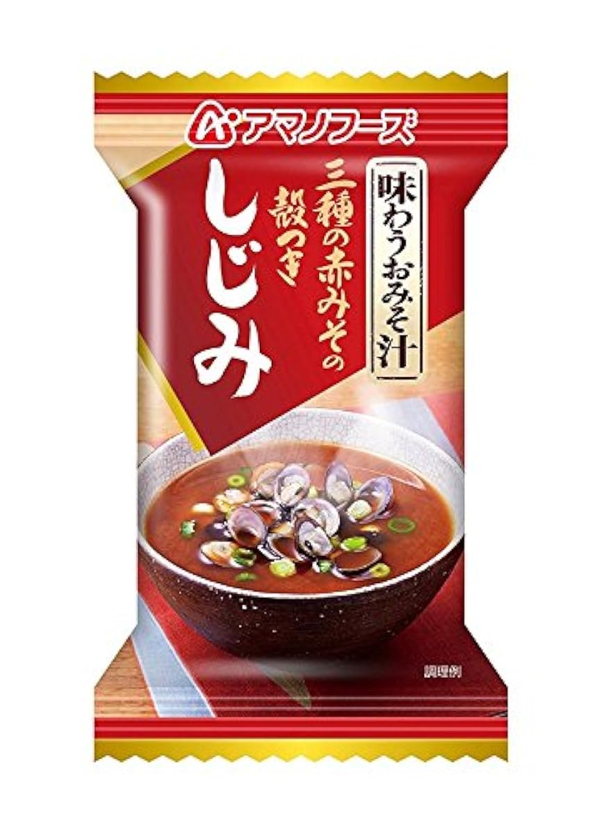 Amano foods 맛보는 된장국 바지라기 17g×10개-77249