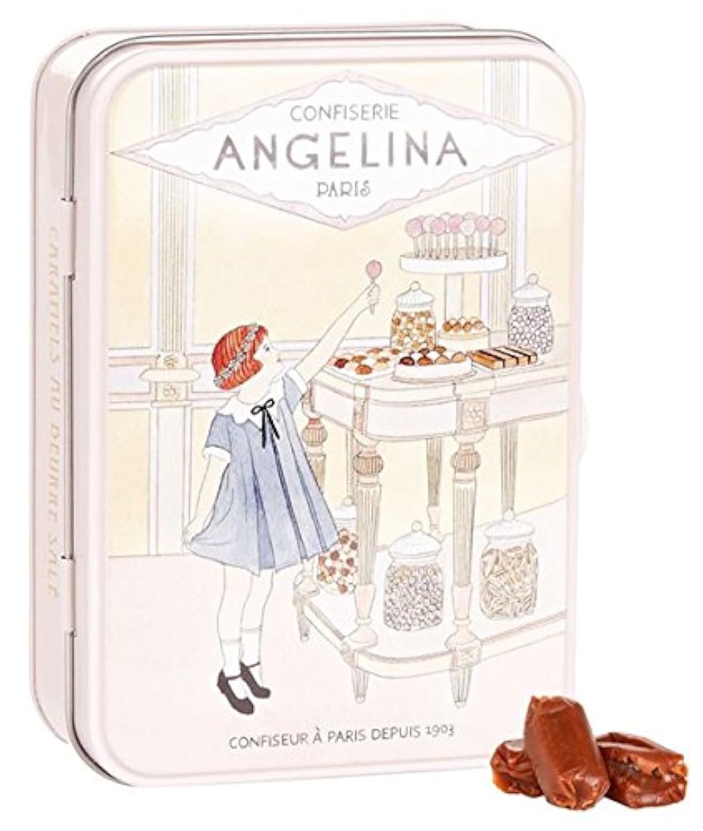 프랑스 ANGELINA (안젤리나) 염버터 캐러멜 도후 150g 캔 -