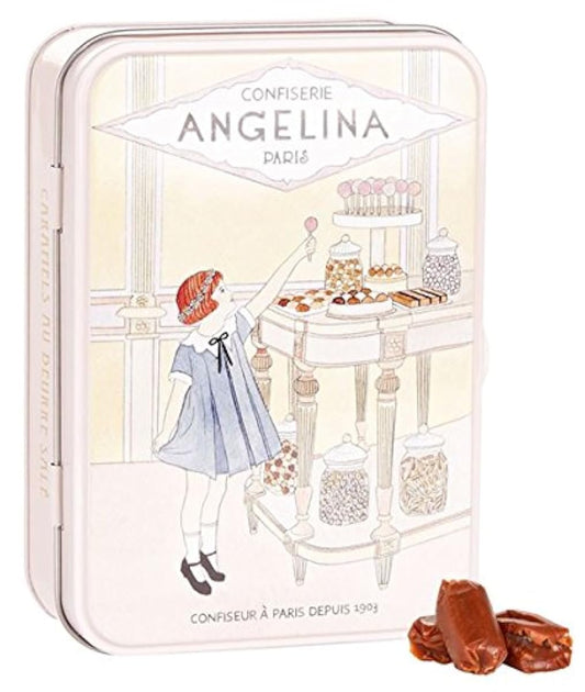 프랑스 ANGELINA (안젤리나) 염버터 캐러멜 도후 150g 캔 -