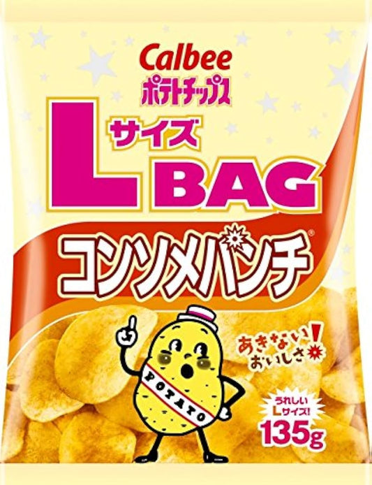 Calbee 포테이토 칩 콘소메펀치-