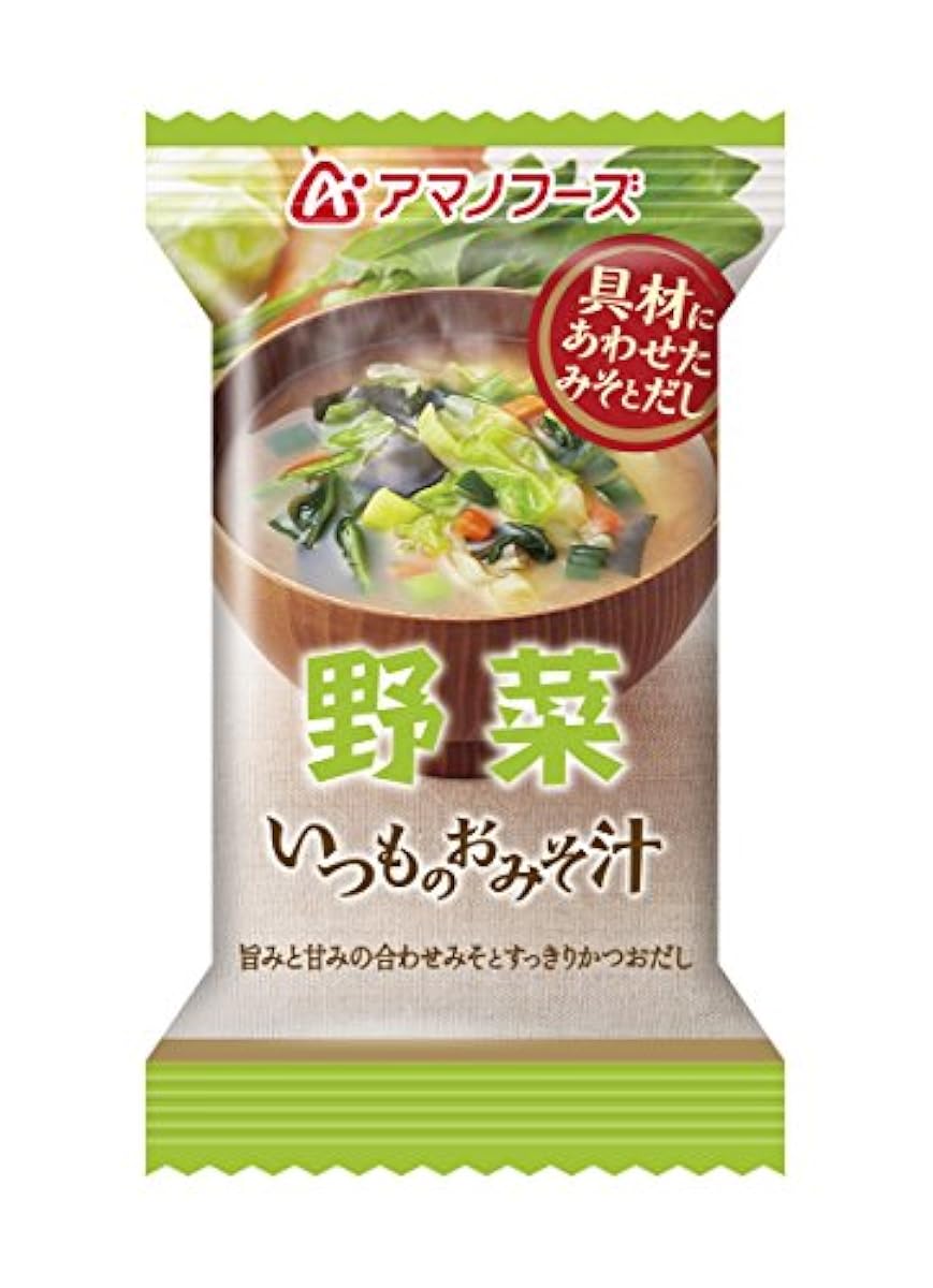 Amano foods 여느 된장국 야채 10g×10개-77255