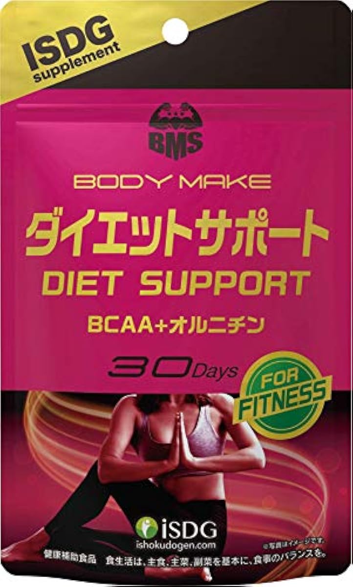 ISDG 의식동원 닷컴 BMS 다이어트 서포트 서플리먼트 [ BCAA 오르니틴 비타민 구연산 ] 바디 메이크 서플리(supplement) 180알 30일분