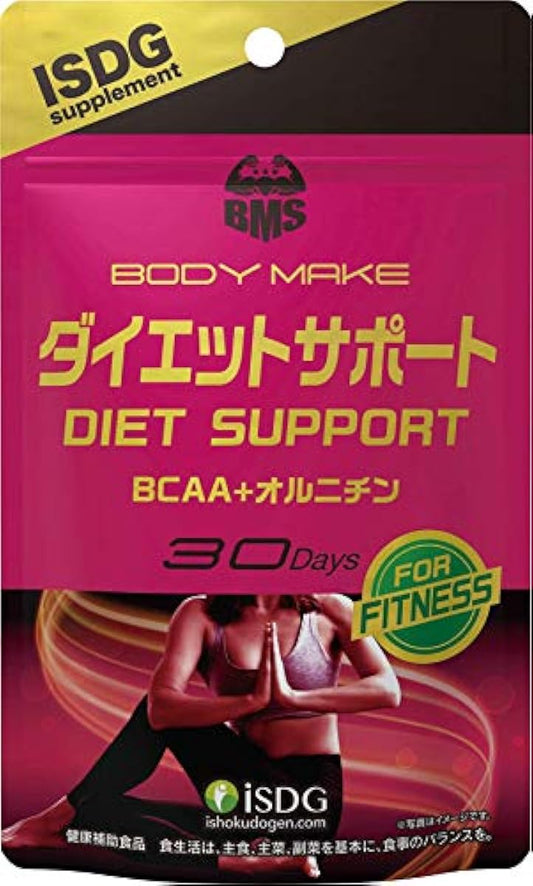 ISDG 의식동원 닷컴 BMS 다이어트 서포트 서플리먼트 [ BCAA 오르니틴 비타민 구연산 ] 바디 메이크 서플리(supplement) 180알 30일분