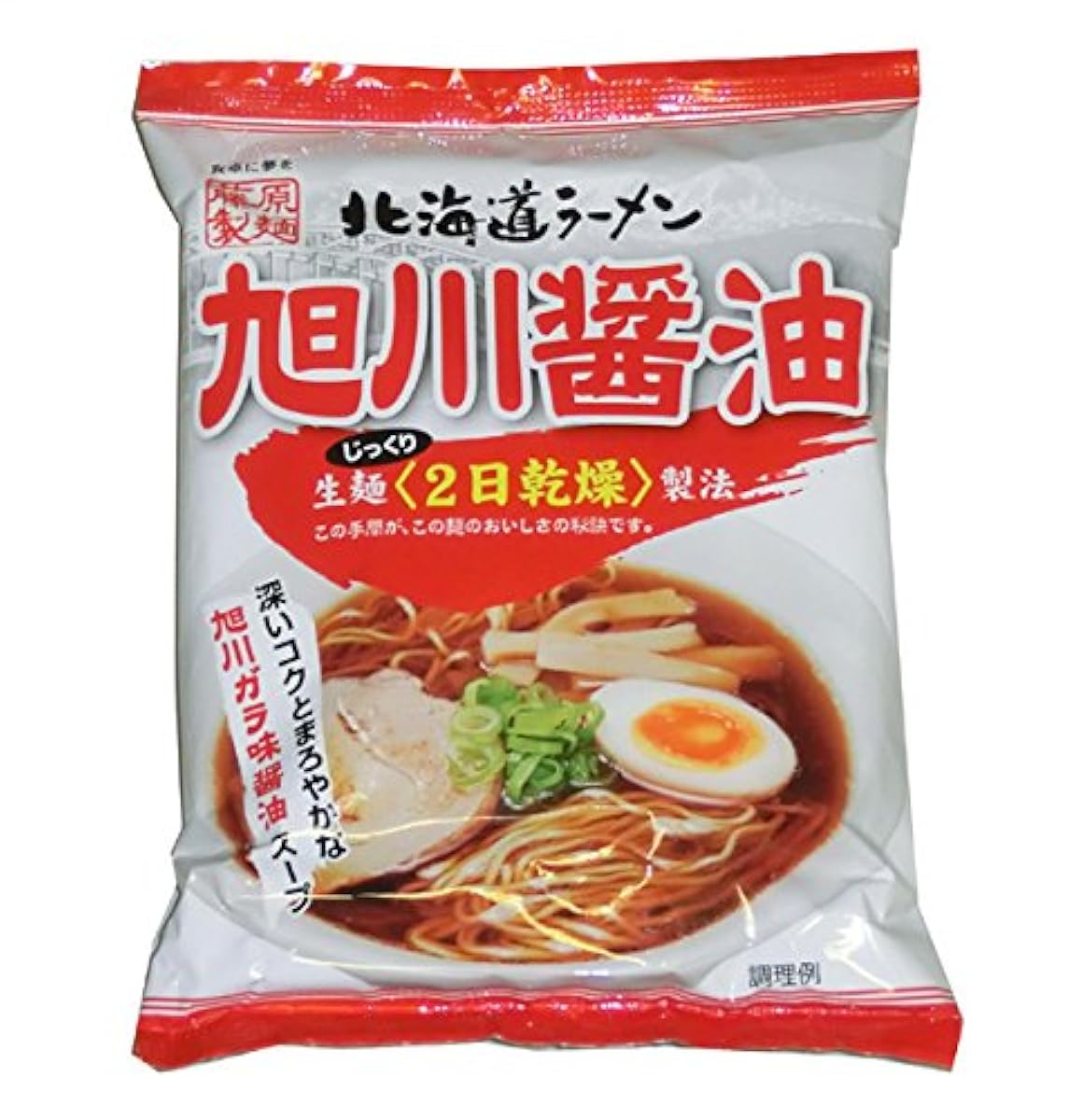 후지하라 국수 제조 홋카이도 라면 아사히가와 간장 112g×10 포-