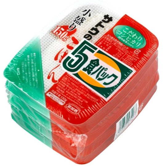 설탕의 밥 (엄선)고집 코시히카리소 성팩 150g 5P-