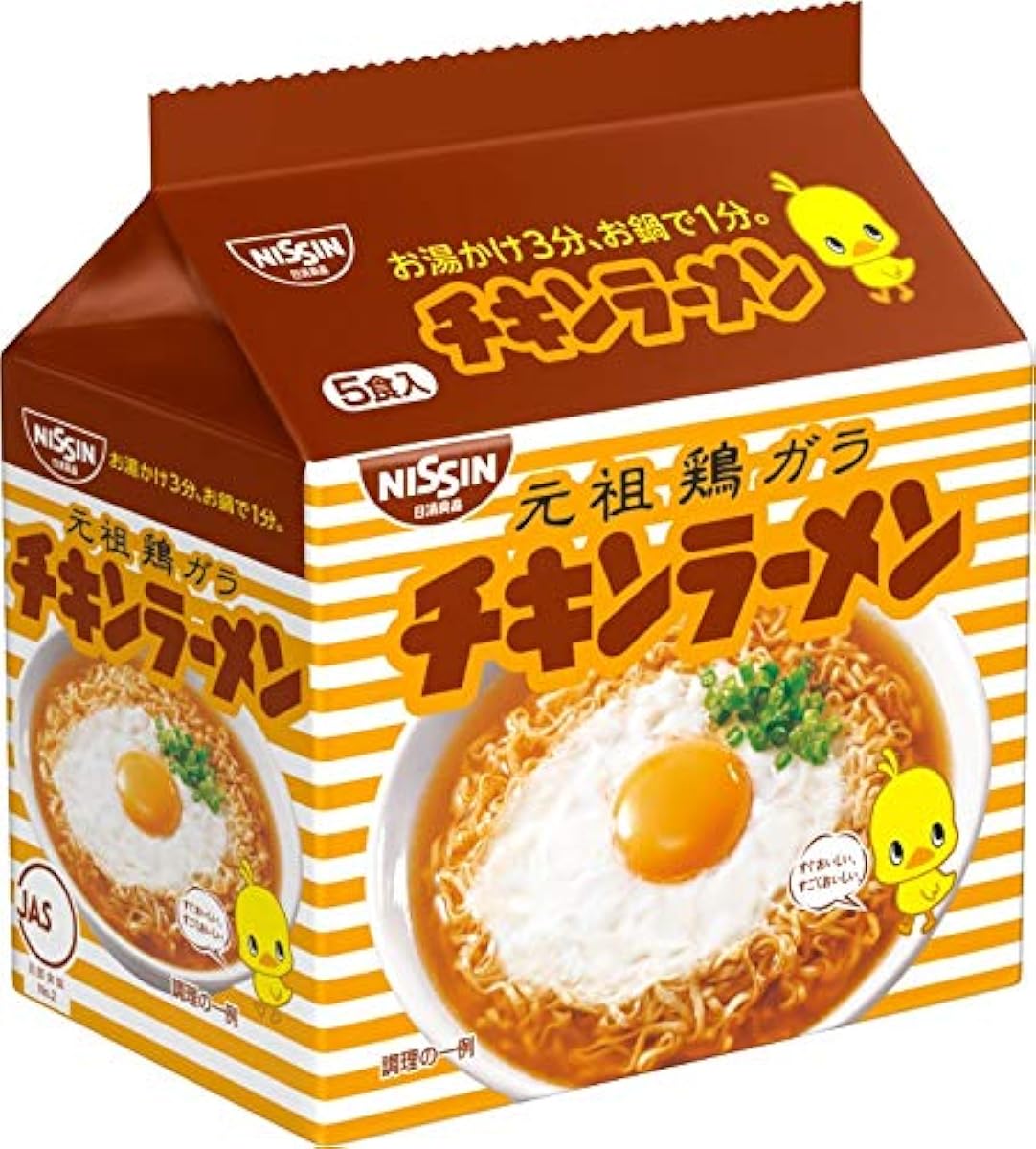 닛신식품 치킨 라면 5 식팩 (85g×5P)×6개