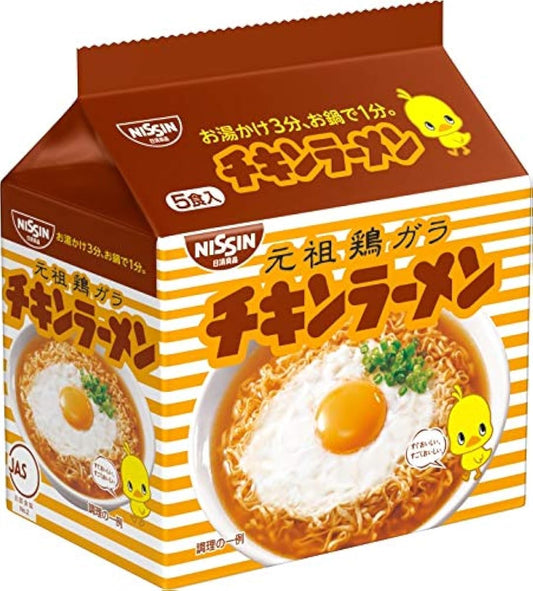 닛신식품 치킨 라면 5 식팩 (85g×5P)×6개
