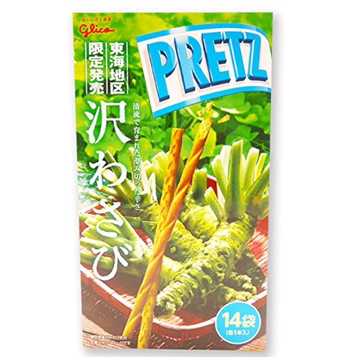글리코 자이언트 프리츠 택고추냉이 맛 (14대입)토카이 지구 한정 판매-