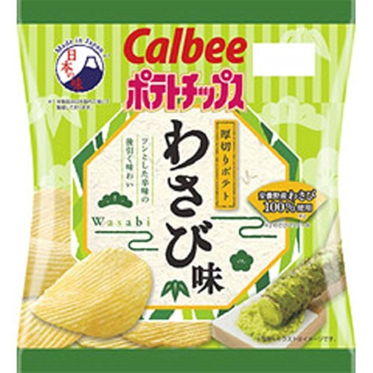 Calbee 포테이토 칩고추냉이 맛50gX12 포-