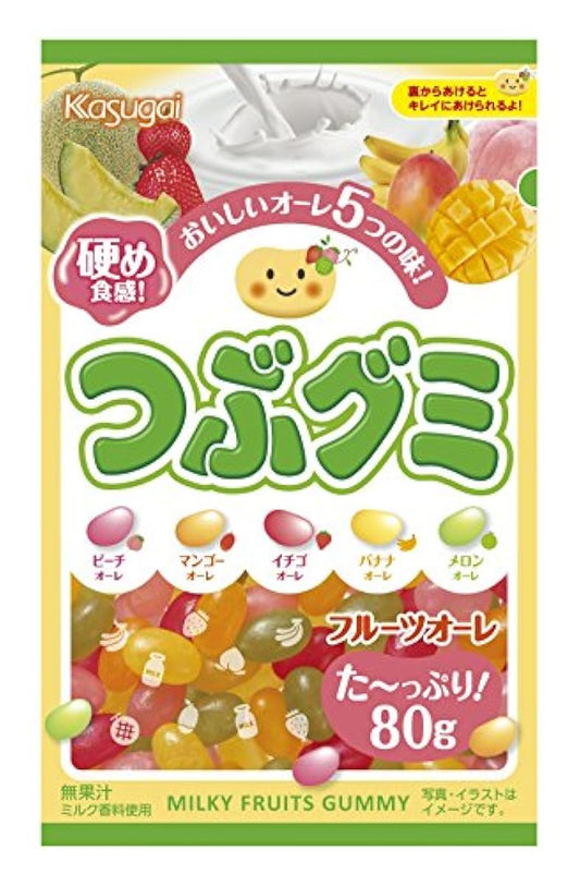가스가이 제과 개 # 젤리 후르츠 O레 80g×6 포-04156