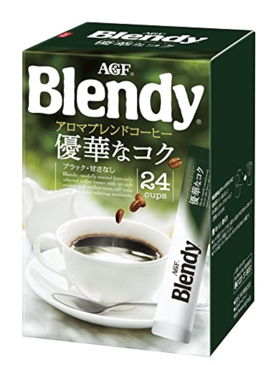 AGF Blendy 부렌디 아로마 블렌드 커피 우꽃인고쿠 24개입×12상자-