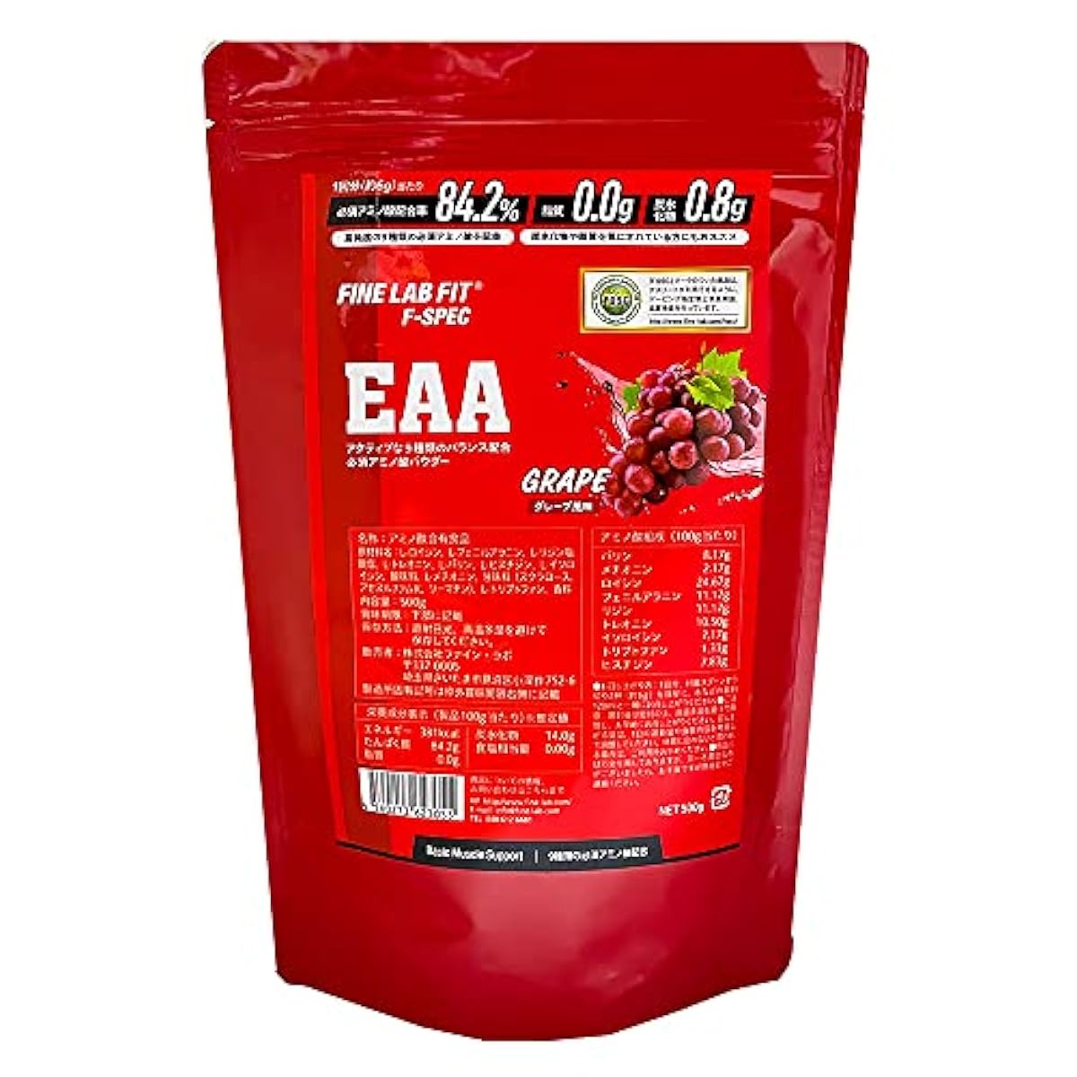 (파인・래보러터리 피트)FLF F-SPEC EAA 500g (그레이프 향)