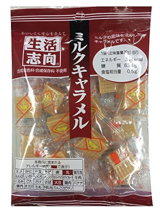 생활 지향 밀크 캐러멜 80g×12 포-