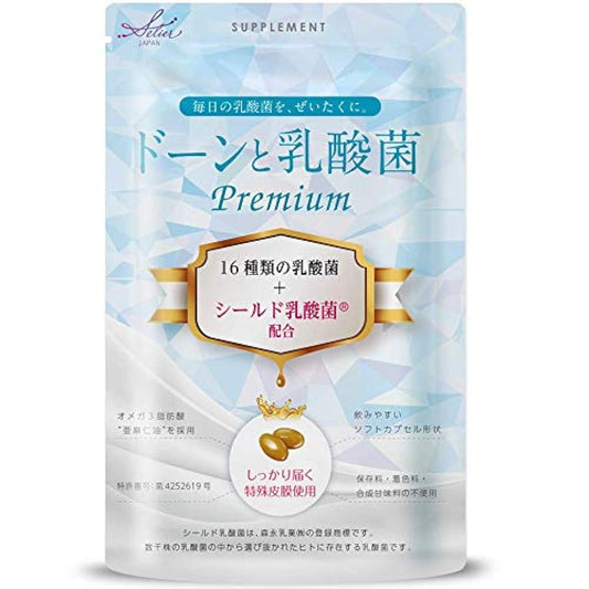 지키는 힘 쉴드 유산균 서플리(supplement)( 드―와 유산균 프리미엄 )올리고당 락토페린 16종류의 유산균 배합 30일분