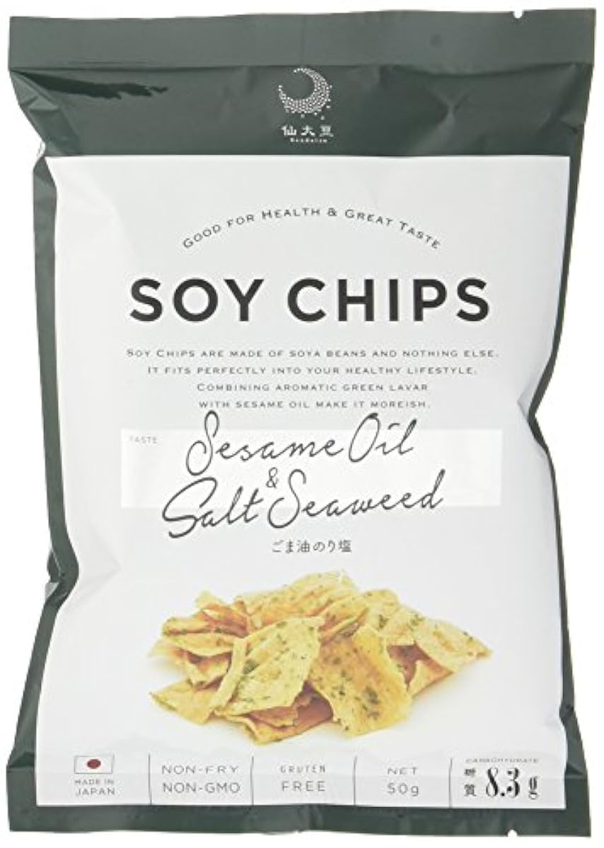 SOY CHIPS(소 이 칩스)참기름짭짤한 김 맛 50g×12개-