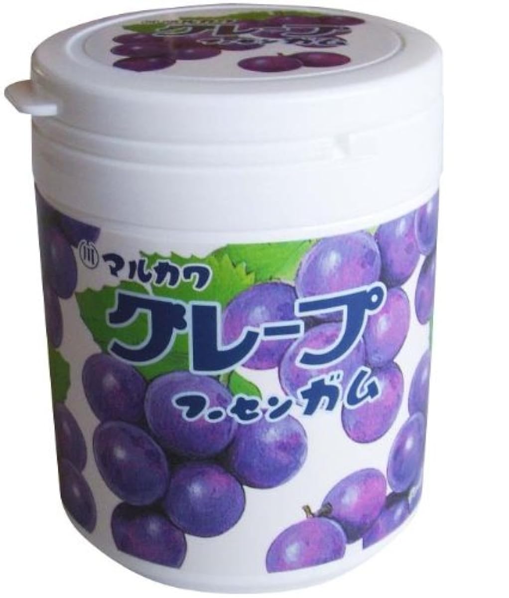 마루카와 제과 그레이프 마블 껌 보틀 130g-