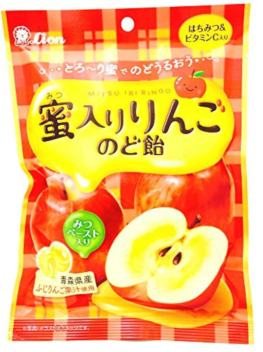 라이온 과자밀 들어감 사과 목캔디 73g×6 포- (2014-12-01)
