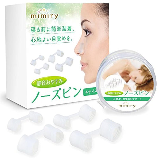 Mimiry(미미리) 코고는 소리STOP노즈 핀 코고는 소리 방지 취급 설명서 포함 와 M-002