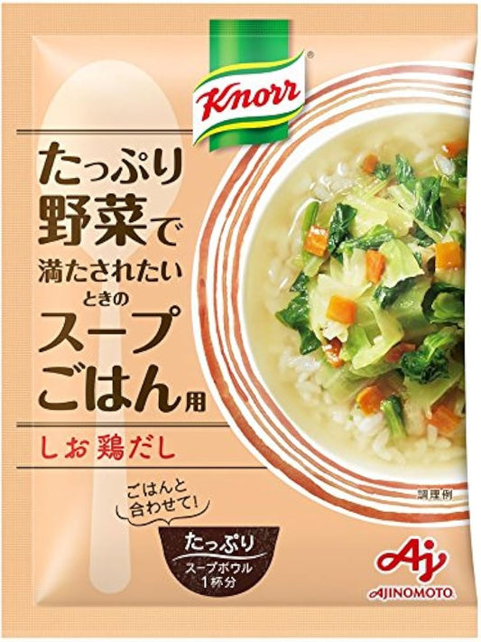 knorr 듬뿍 야채에 채워져 싶다고 오의 스프 밥용 하여 닭 이고 23.2g×6개- (2018-02-16)