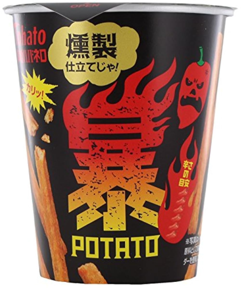 tohato 폭군 하바네로폭 포테이토 훈제 재단 45g×12상자-940828 (2018-02-12)