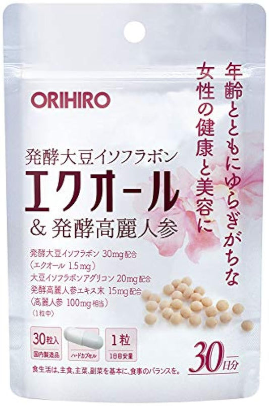 Orihiro 에쿠오루 amp;발효 고려 인삼 30알