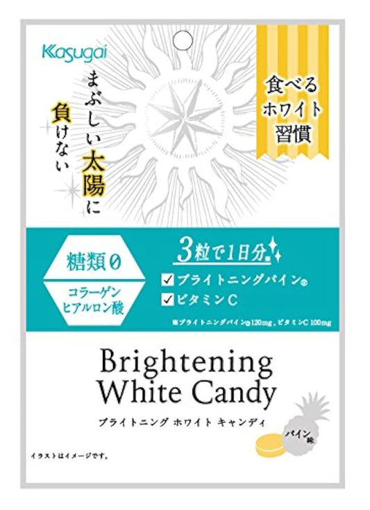 가스가이 제과 Brightening White Candy 49g×6 포-