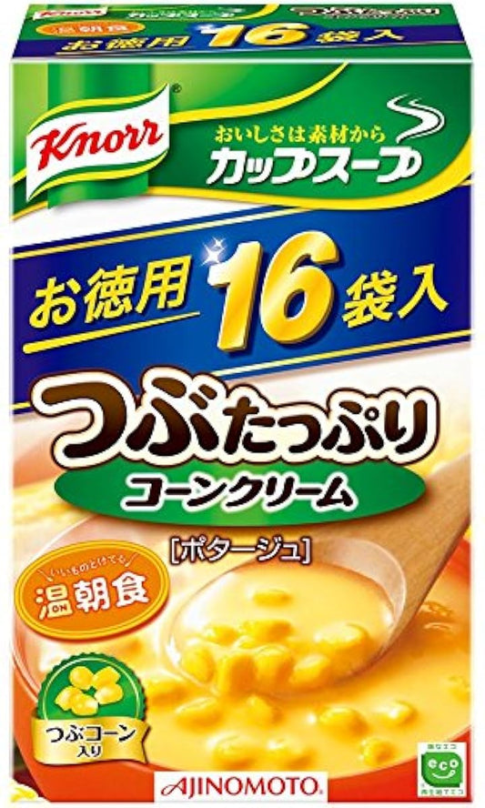 knorr 컵 스프 개 돼지 ### 콘 크림 16대입-
