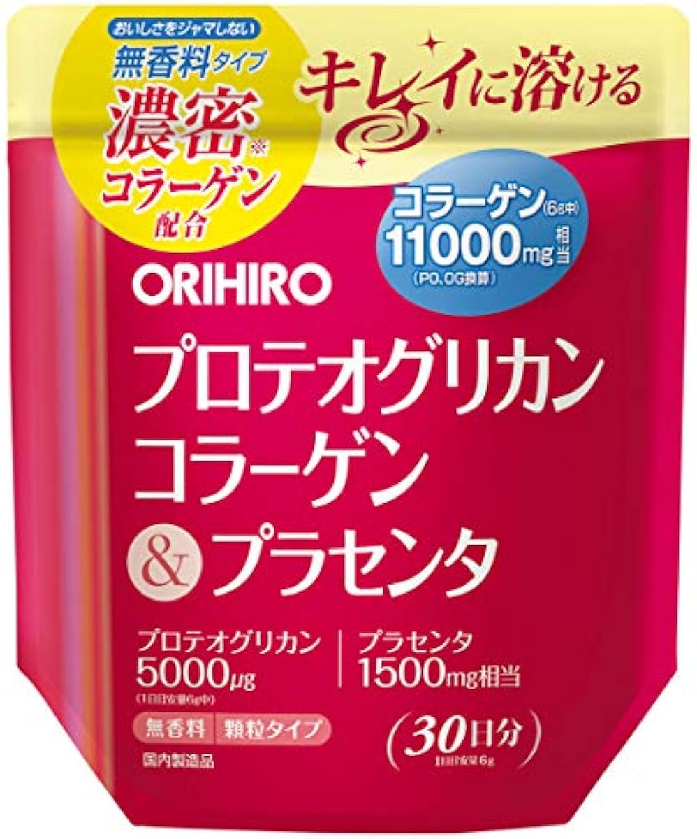 Orihiro 프로데오구리칸코라겐 amp;프라센타(태반) 180g