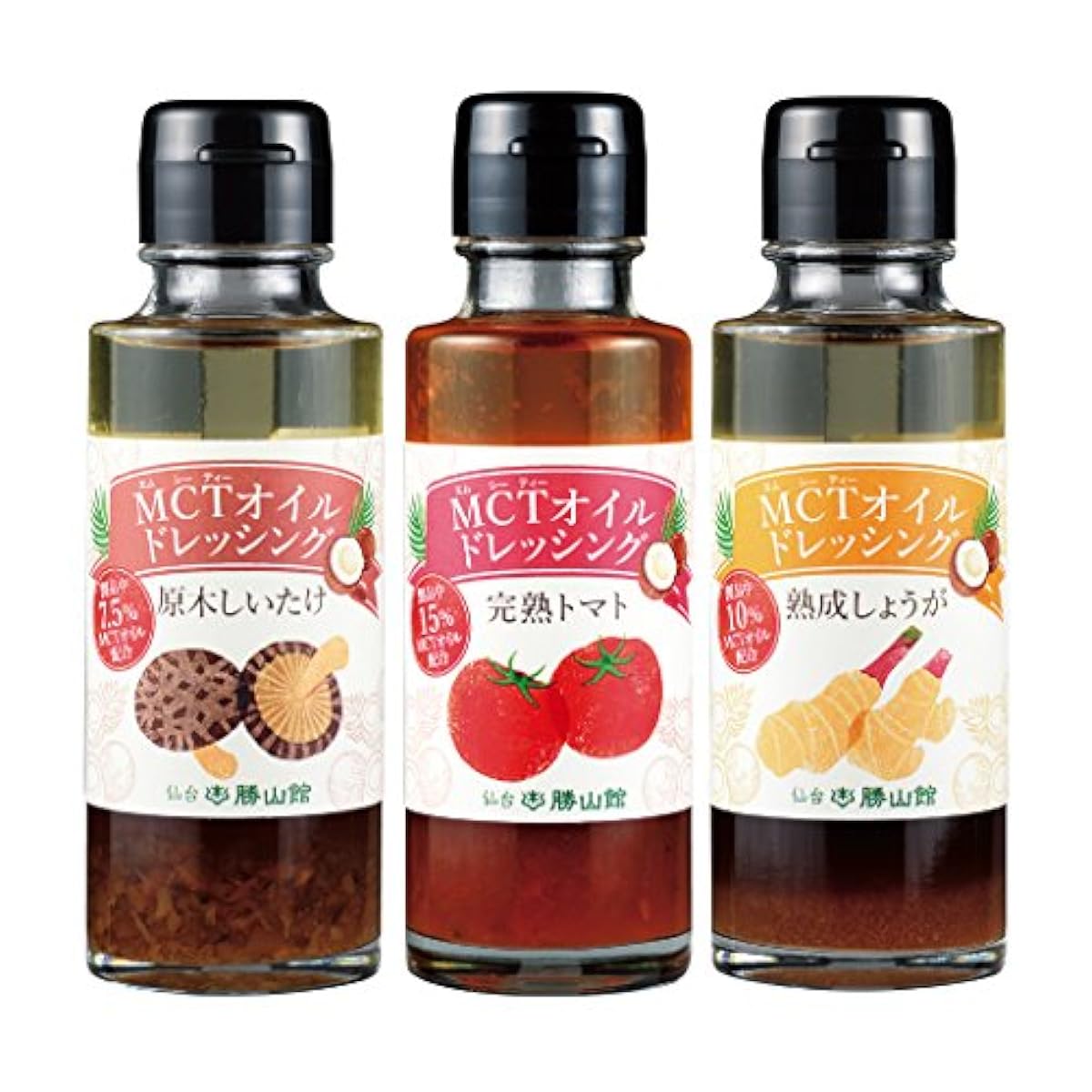 센다이 가츠야마관MCT오일 드레싱100ml3식분(숙성하 # 것이지만,완숙 토마토,원목 하여 있어 뛰어나다)-