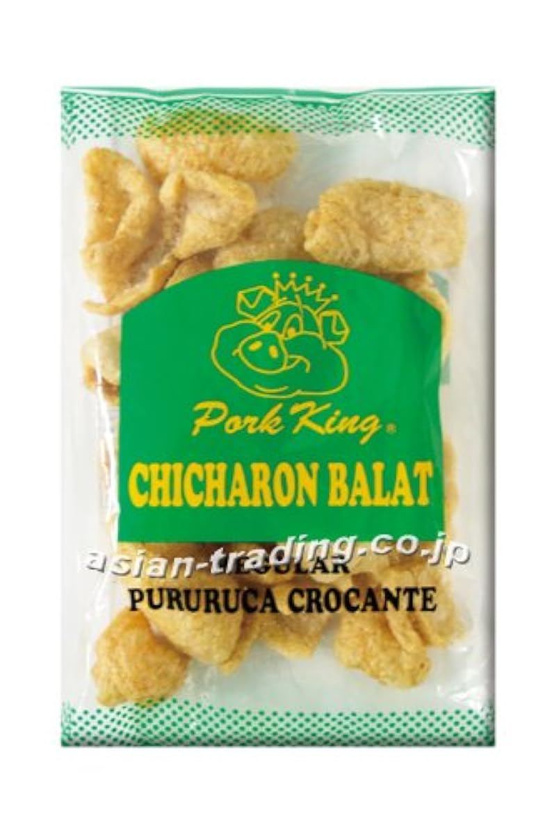 PORK KING CHICHARON BALAT REGULAR 짓차론 레귤러 (돈가죽(껍질) 튀김 스낵 과자) 60g-