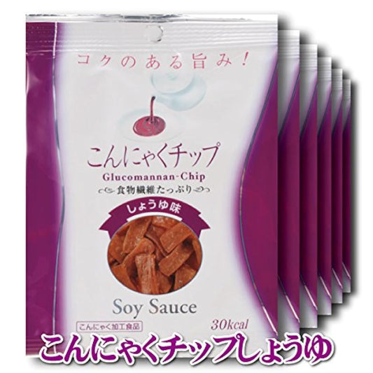 곤약 팁(칩) 간장 맛 6 포세트(17g/대)-