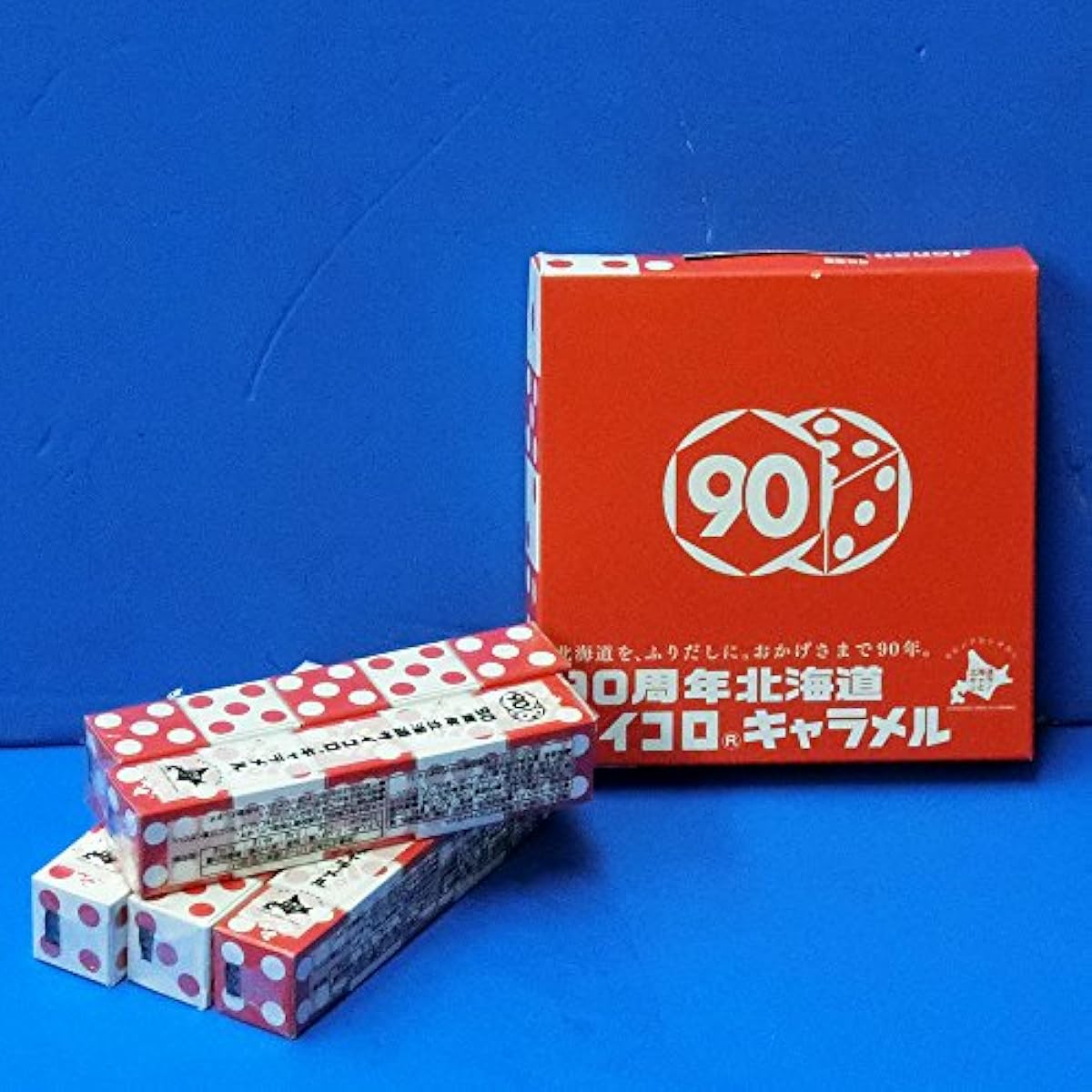 90주년 홋카이도 주사위 캐러멜 10알×5개 (홋카이도 한정)-