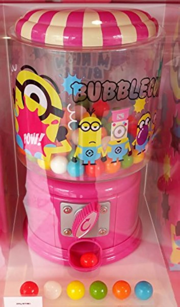 USJ 공식 한정 상품 ( MINIONS BUBBLEGUM PINK minion 껌 머신 ) minion의 상품-MIGM